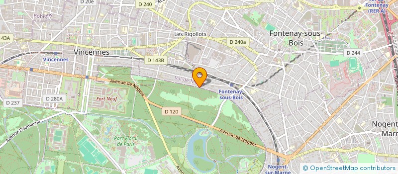 localisation de l'entreprise SETA  FONTENAY-SOUS-BOIS