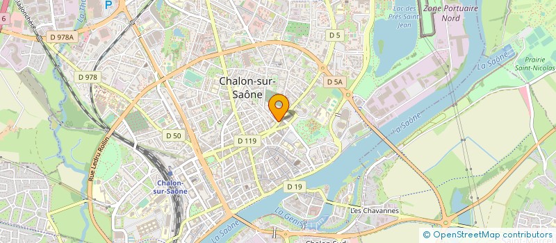 localisation de l'entreprise SETA à CHALON-SUR-SAONE