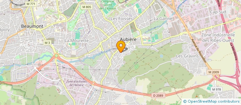 localisation de l'entreprise SETA AUTOMATISMES  AUBIERE