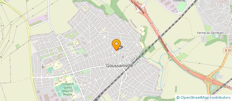 localisation de l'entreprise SETA TELECOM à GOUSSAINVILLE