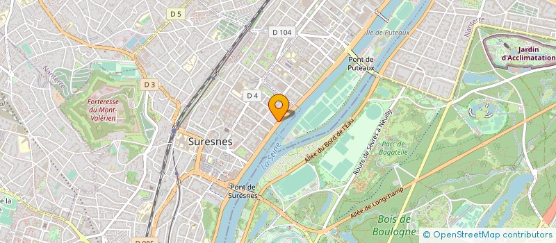 localisation de l'entreprise SETAF à SURESNES