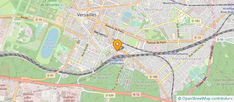 localisation de l'entreprise SETAFINA FRANCE à VERSAILLES