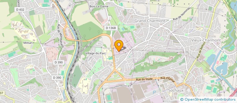 localisation de l'entreprise SETAL SOCIETE EUROPEENNE DE TRANSFORMATION D'ALUMINIUM à MONTBELIARD