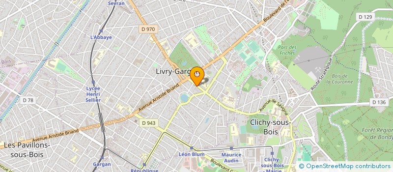 localisation de l'entreprise SETAM SERVICES à MONTFERMEIL