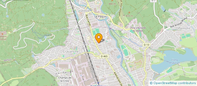 localisation de l'entreprise SETAMI  BELFORT