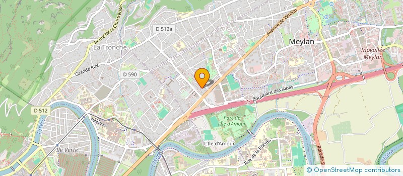 localisation de l'entreprise SETB à MEYLAN