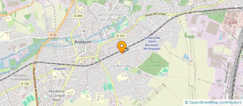 localisation de l'entreprise SETCHAO INVEST à LA NORVILLE
