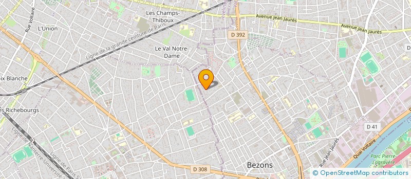 localisation de l'entreprise SETCOBAT  BEZONS