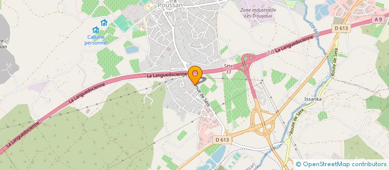 localisation de l'entreprise SETE AIKIDO  GIGEAN