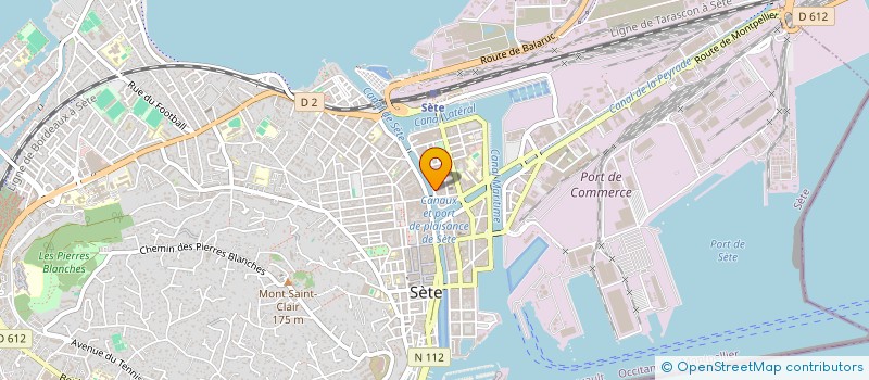 localisation de l'entreprise SETE AUTO INDUSTRIE à SETE
