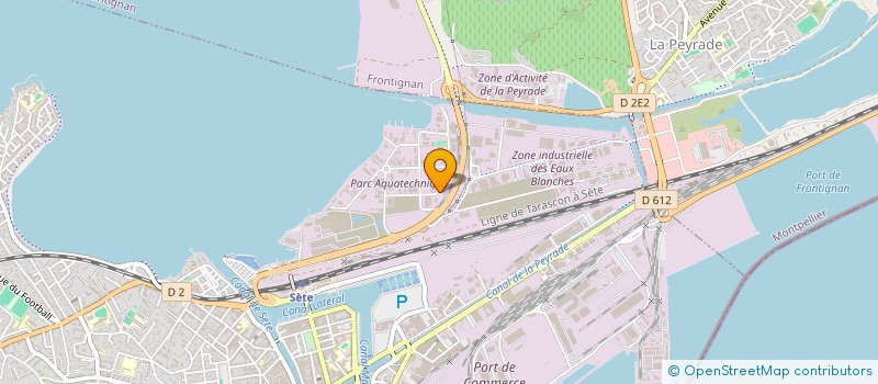 localisation de l'entreprise SETE AUTO SERVICES à SETE