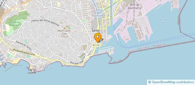 localisation de l'entreprise SETE CROISIERES à SETE