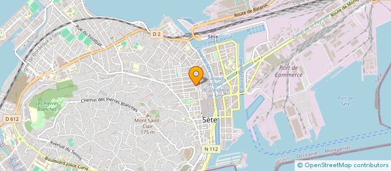 localisation de l'entreprise SETE DECOR à FRONTIGNAN