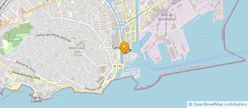 localisation de l'entreprise SETE ELECTRICITE à SETE