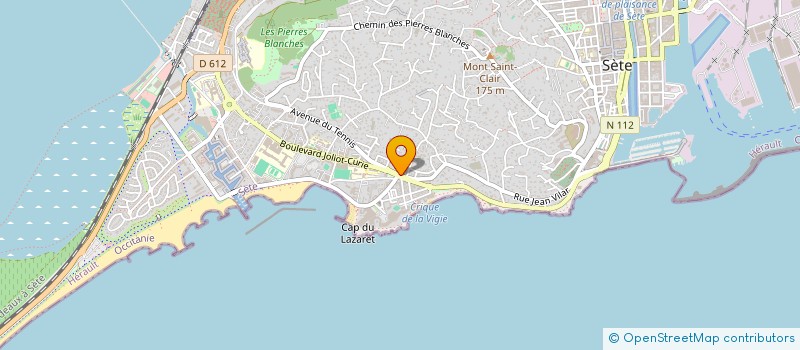 localisation de l'entreprise SETE LOISIRS  SETE
