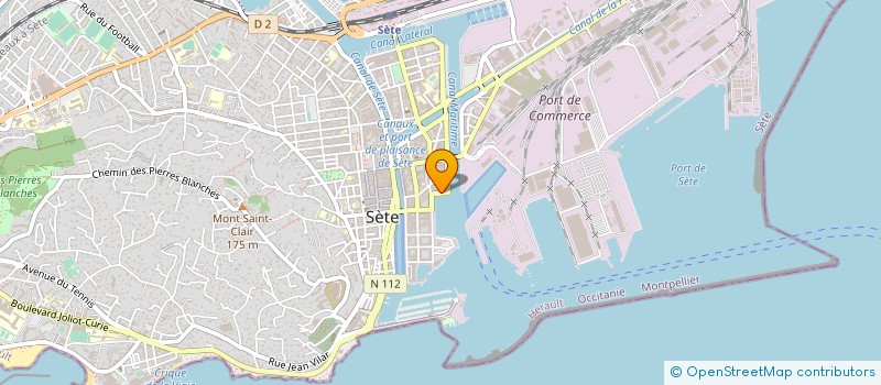 localisation de l'entreprise SETE MARINE SERVICE à SETE