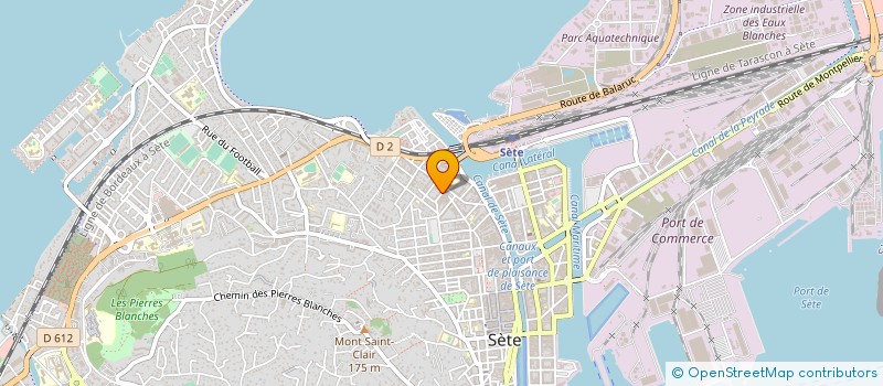 localisation de l'entreprise SETE TERRASSEMENT MULTISERVICES à SETE