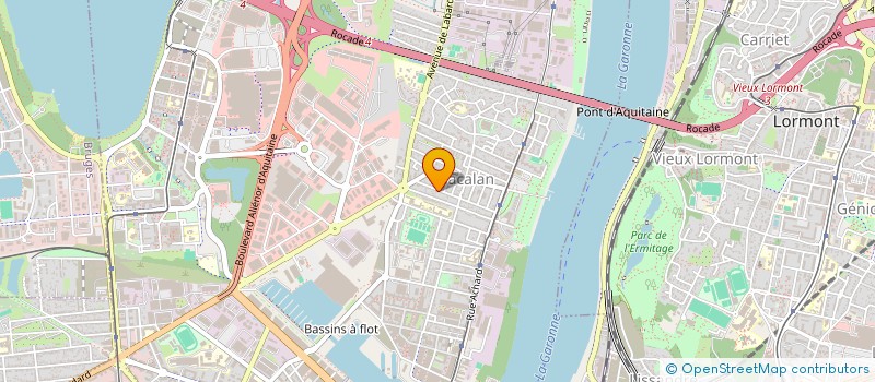 localisation de l'entreprise SETECH à BORDEAUX