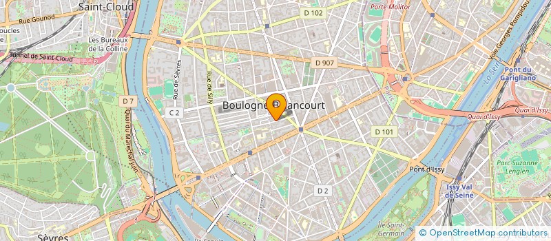localisation de l'entreprise SETEM à BOULOGNE-BILLANCOURT