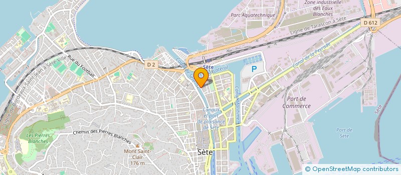 localisation de l'entreprise SETES BATTOC  SETE