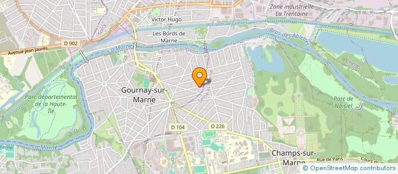 localisation de l'entreprise SETES EDITIONS à GOURNAY SUR MARNE