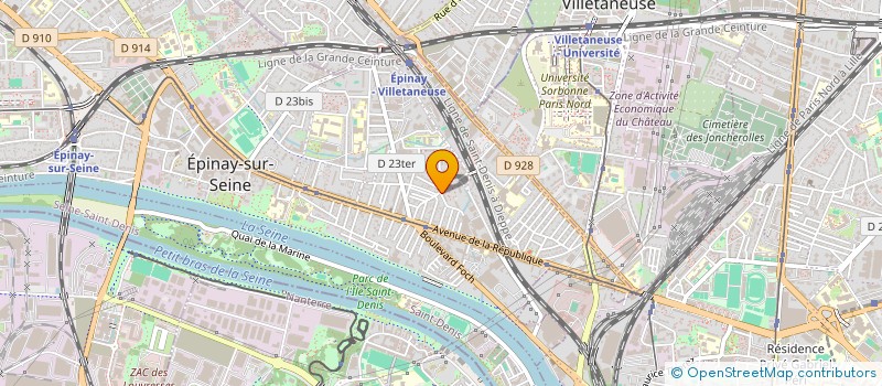 localisation de l'entreprise SETF (SERVICES ET FORMATIONS) à EPINAY-SUR-SEINE