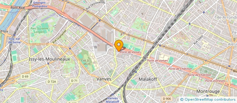 localisation de l'entreprise SETGEO  VANVES