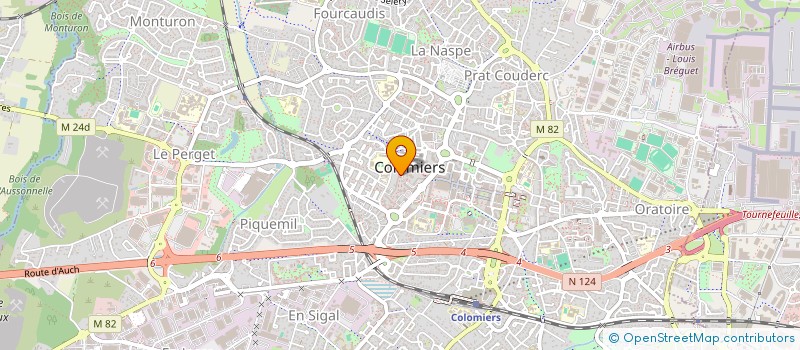 localisation de l'entreprise SETH EURL à COLOMIERS
