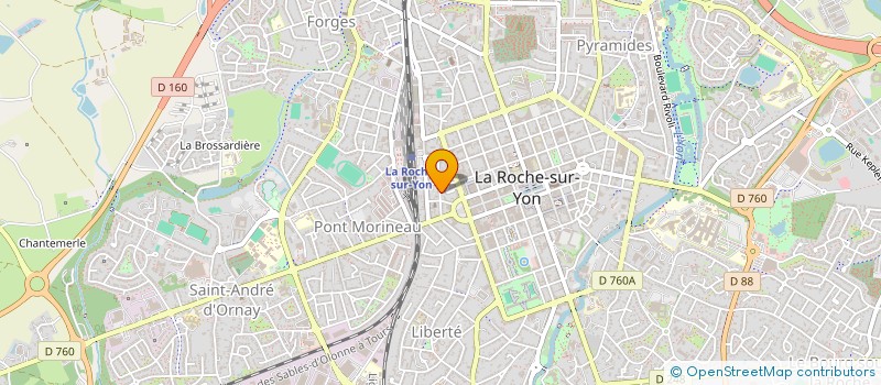 localisation de l'entreprise SETH KONSEIL à LA ROCHE-SUR-YON