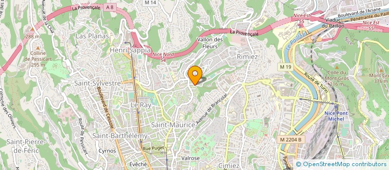 localisation de l'entreprise SETHEC à NICE