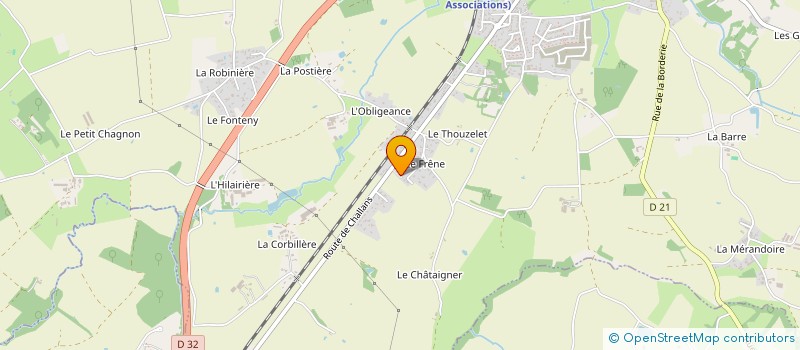 localisation de l'entreprise SETHELEP à LA GARNACHE
