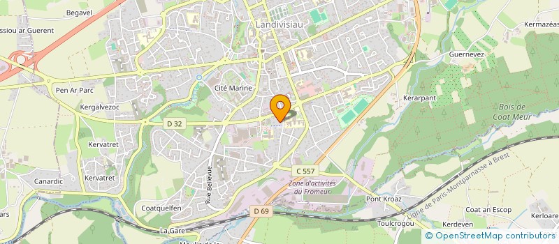 localisation de l'entreprise SETHYMMO  LANDIVISIAU