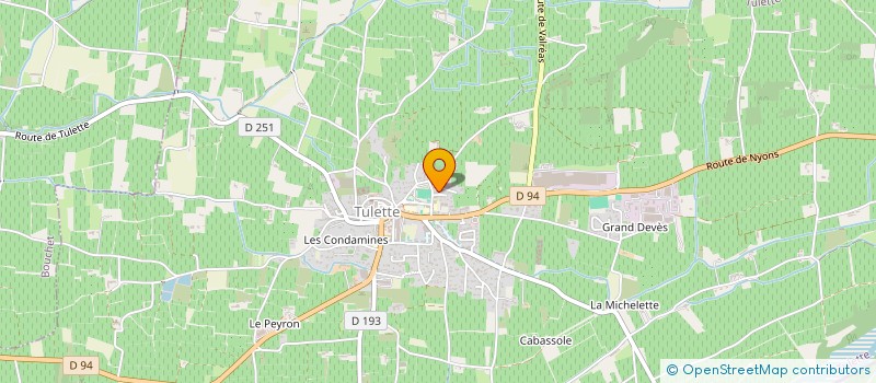 localisation de l'entreprise SETI  TULETTE