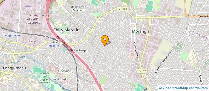 localisation de l'entreprise SETIFILS PRIMEURS à MORANGIS