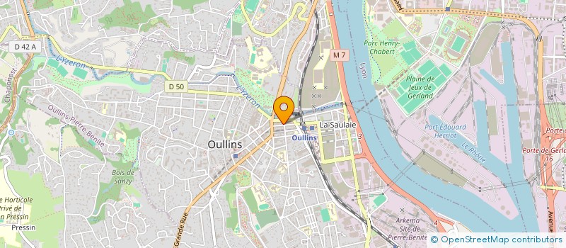 localisation de l'entreprise SETIFPSY - AF à OULLINS-PIERRE-BENITE
