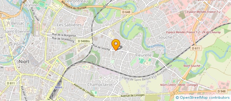 localisation de l'entreprise SETIM  NIORT