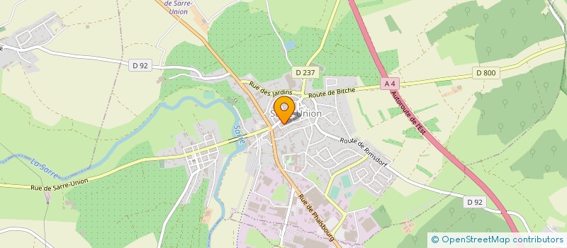 localisation de l'entreprise SETIM SERVICES à SARRE-UNION