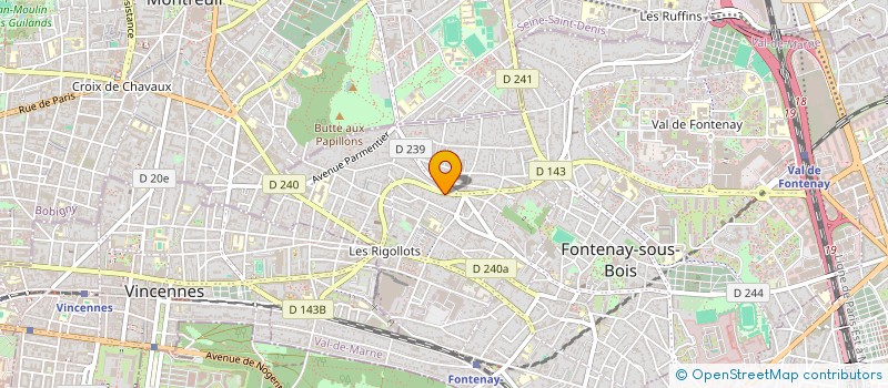 localisation de l'entreprise SETINIMMO à FONTENAY-SOUS-BOIS