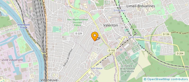 localisation de l'entreprise SETINOX à VALENTON