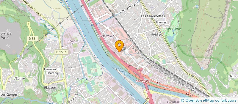 localisation de l'entreprise SETMEC à SAINT-EGREVE