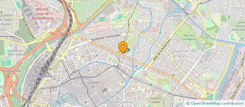 localisation de l'entreprise SETO à STRASBOURG
