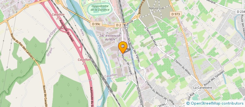 localisation de l'entreprise SETOP à CAVAILLON