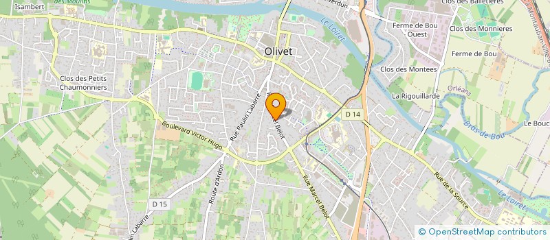 localisation de l'entreprise SETP CONSEILS à OLIVET
