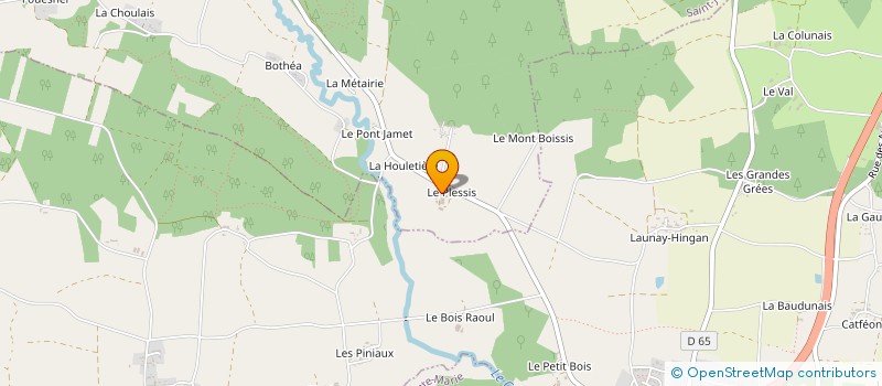 localisation de l'entreprise SETPA LE PLESSIS  LIEURON