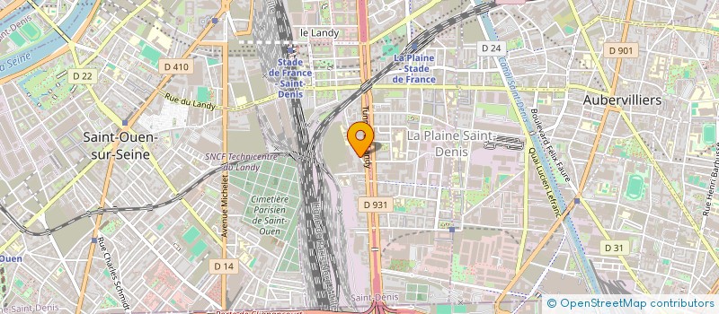 localisation de l'entreprise SETPROD MUSIC  SAINT-DENIS