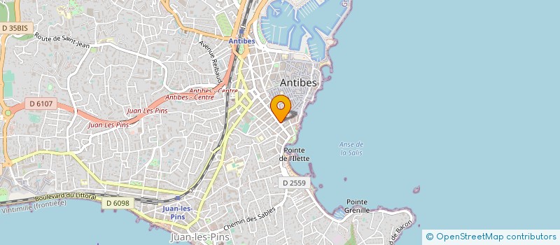 localisation de l'entreprise SETRA INGENIERIE à ANTIBES