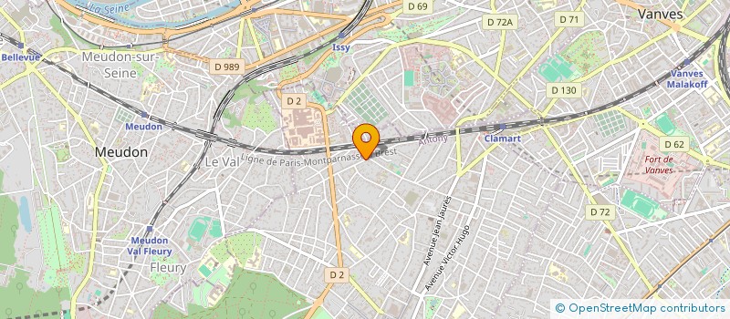localisation de l'entreprise SETRAB à CLAMART