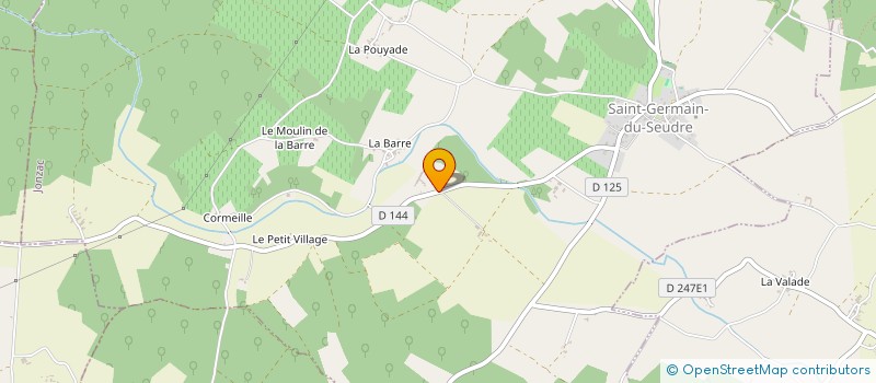 localisation de l'entreprise SETRACO  SAINT-GERMAIN-DU-SEUDRE