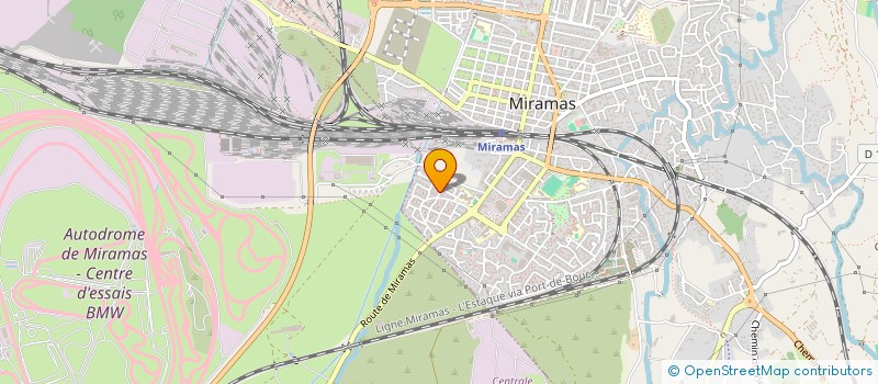 localisation de l'entreprise SETRAH-ASSOCIATION à MIRAMAS