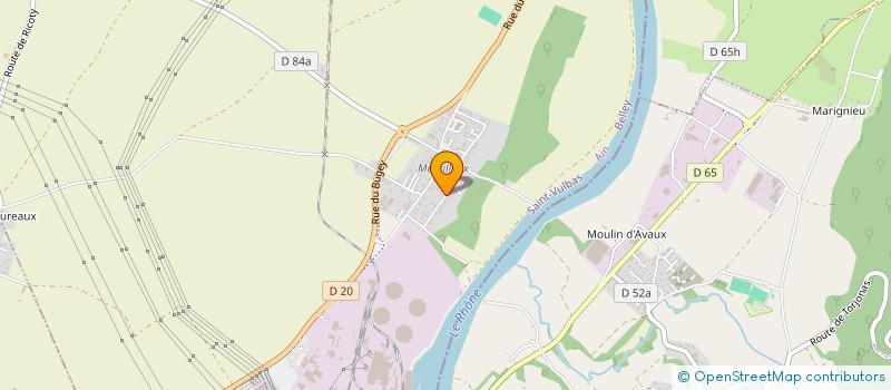 localisation de l'entreprise SETRAL  SAINT-VULBAS